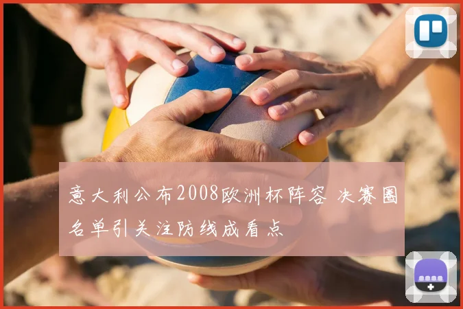 意大利公布2008欧洲杯阵容 决赛圈名单引关注防线成看点