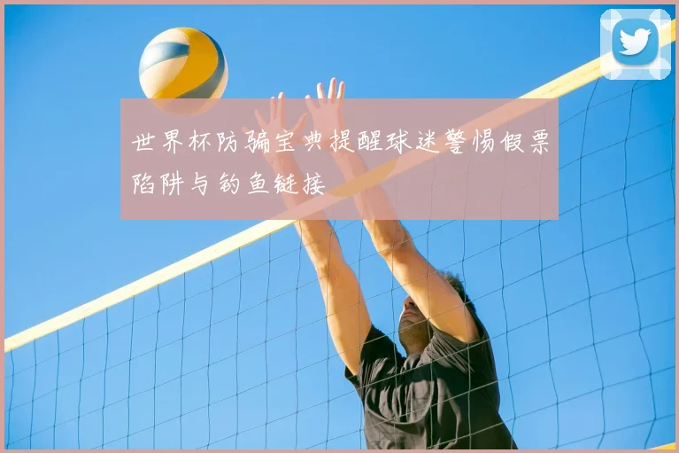 世界杯防骗宝典提醒球迷警惕假票陷阱与钓鱼链接
